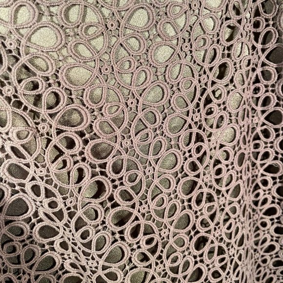 Jones New York | BROWN LACE SKIRT - Picture 4 of 4